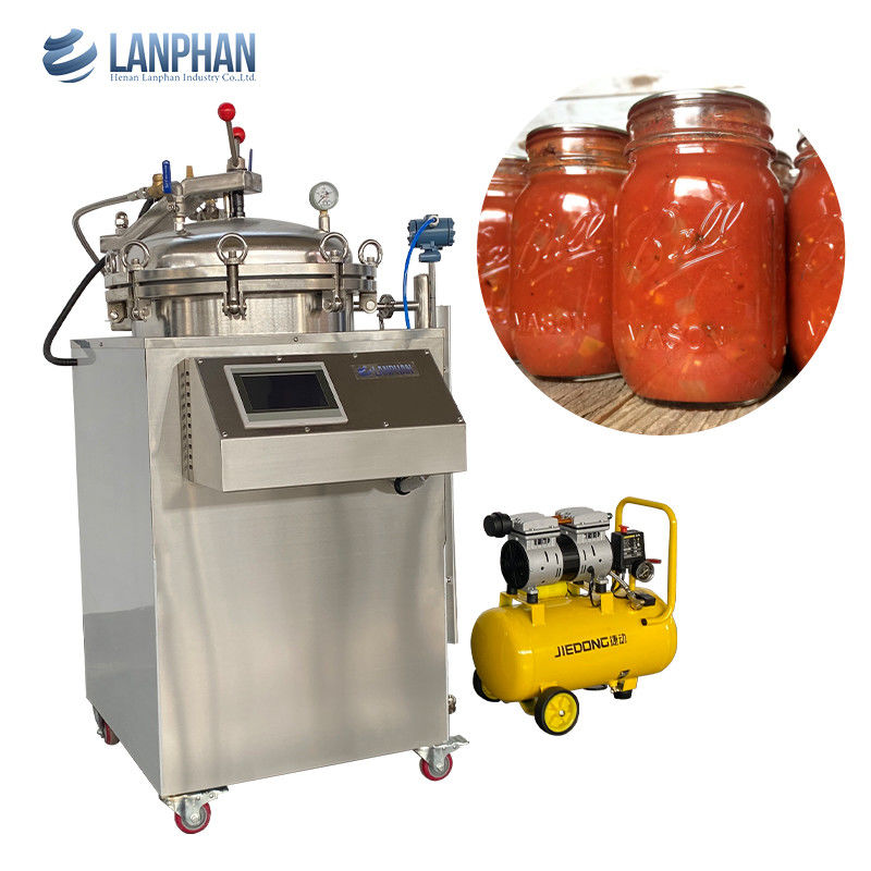 Υδρολουμάνι κατακόρυφη αντίσταση της πίεσης αυτοκλάβα για τρόφιμα με συσκευασία κενού