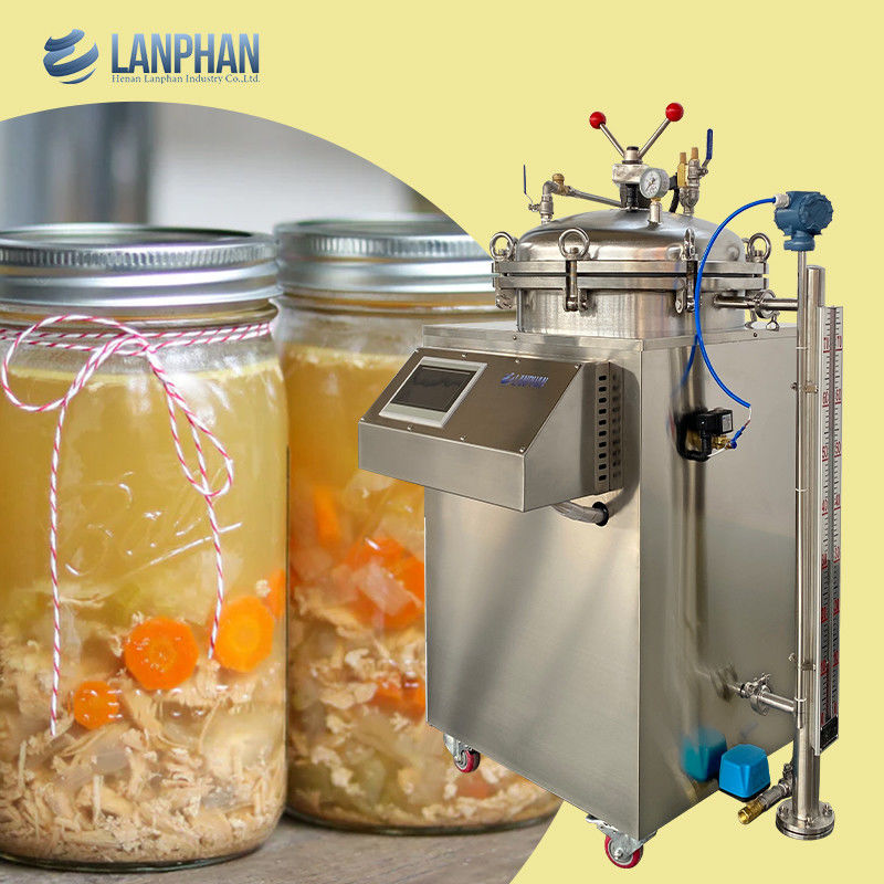 Υδρολουμάνι κατακόρυφη αντίσταση της πίεσης αυτοκλάβα για τρόφιμα με συσκευασία κενού
