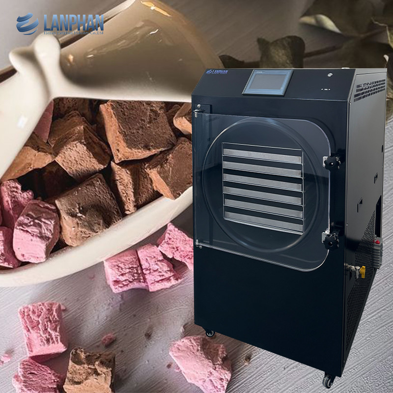 20kg-25kg/παρτίδα στεγνωτήρας κατά ψύξη Εξοπλισμός στεγνώσεως υπό κενό για παγωτό σάντουιτς γιαούρτι