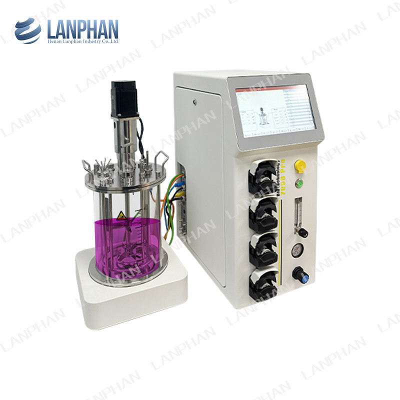 0.25L-15L Βυθό βιοαντιδραστήρα εργοστάσιο βιοαντιδραστήρα εργαστηρίου εξοπλισμός βιοαντιδραστήρα για κυτταρική καλλιέργεια