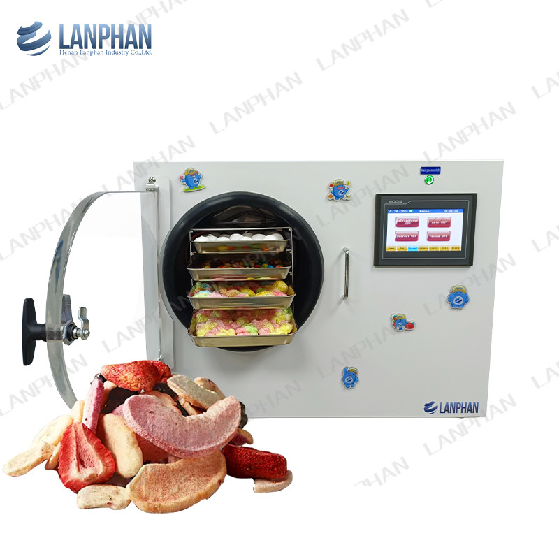 2-3kg/παρτίδα Φρούτα λαχανικά γάλα χυμός καφέ στεγνωτήρας μηχανή στεγνωτήρας κατάψυξης για το σπίτι