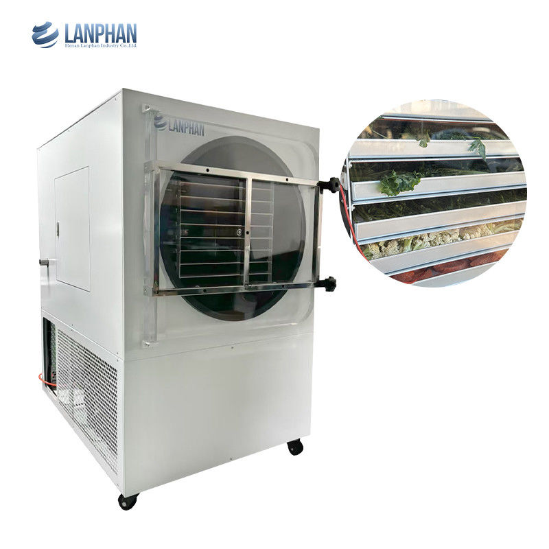 Βιομηχανικό 60-70kg 18 δίσκοι 5m2 Μηχανή ψύξης και στεγνώσεως τροφίμων για φρούτα λαχανικά καφέ γάλα αυγό