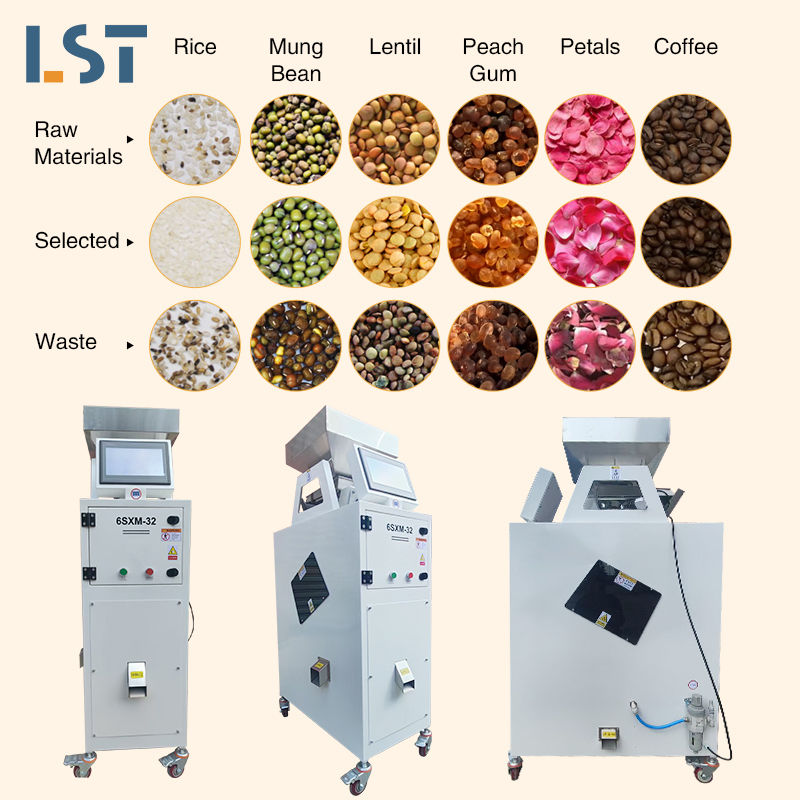 Rice Coffee Beans Optical Grain Color Sorter Machine Coffee Bean Shape Sorter Colour Sorter Machine