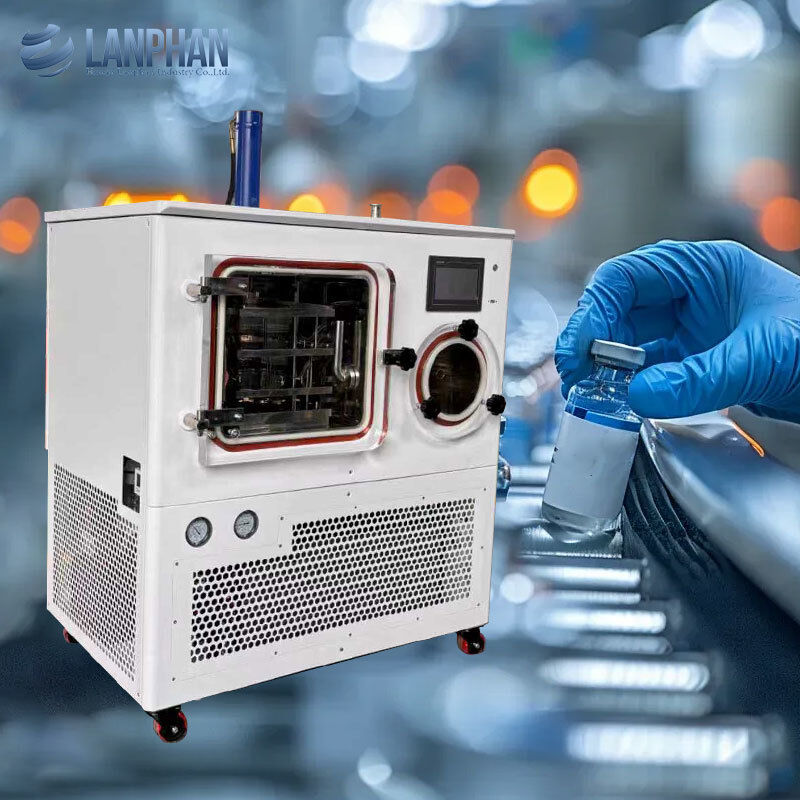 0.3m2 Εργαστηριακοί Αφυγραντήρες Κενού Ψύξης Κλίμακας Pilot για Φιαλίδια Αντιδραστηρίων Εμβολίων