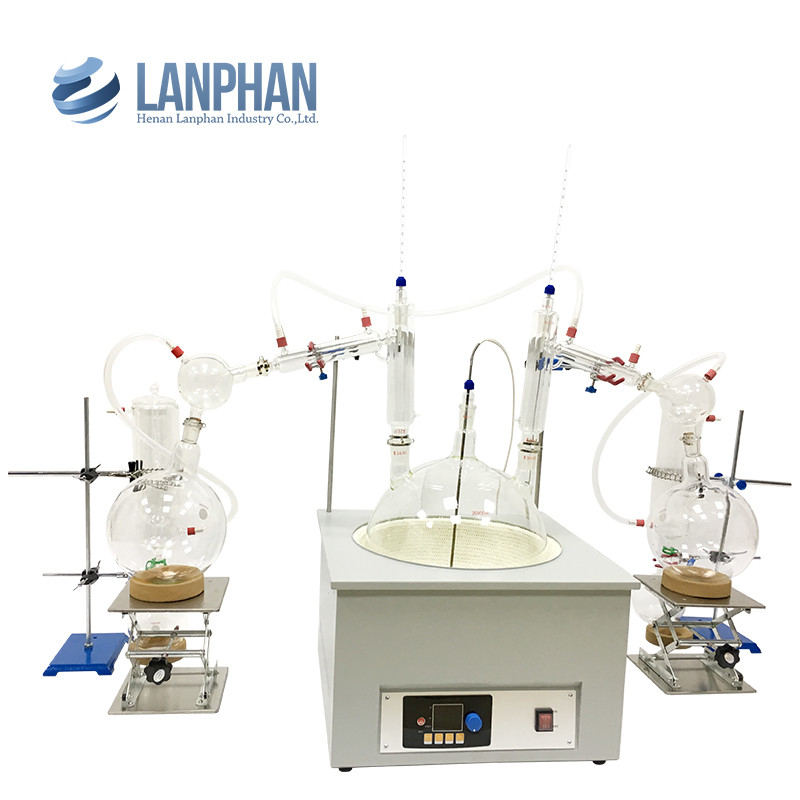 Σύντομη υψηλή Borosilicate απόσταξης πορειών αντίσταση διάβρωσης γυαλιού εξοπλισμού 20L