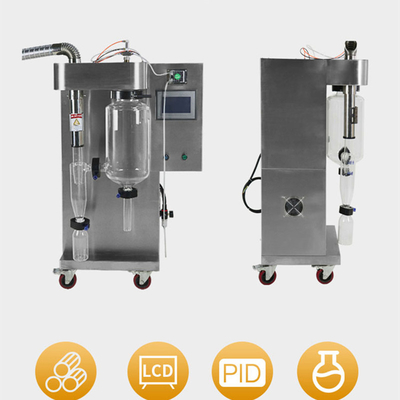 Μίνι στιγμιαίο περιστροφικό εργαστήριο 2000ml/H σκονών καφέ στεγνωτήρων ψεκασμού ψεκαστήρων