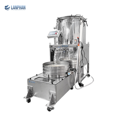 Χαμηλή θερμοκρασία Bubble Hash Vortex Trichome Separator Βιομηχανικό 304 από ανοξείδωτο χάλυβα
