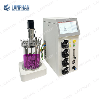 0.25L-15L Βυθό βιοαντιδραστήρα εργοστάσιο βιοαντιδραστήρα εργαστηρίου εξοπλισμός βιοαντιδραστήρα για κυτταρική καλλιέργεια