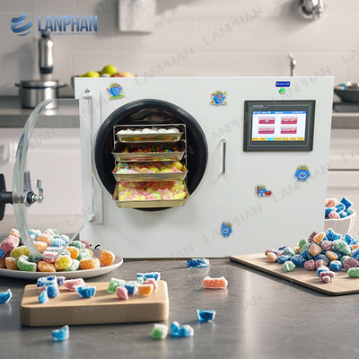 4 δίσκοι Skittle Vacuum Freeze-Drying Machine μικρός πάγκος-ξηρακός για καραμέλες
