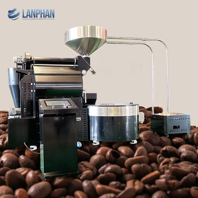 Βιομηχανική αυτόματη μηχανή ψήσιμου καφέ Espresso 60kg μηχανή ψήσιμου καφέ