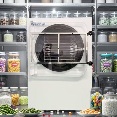 5m2 18 δίσκοι Vakuum Lyophilizer Freeze Dryer Μικρός εμπορικός εξοπλισμός ψύξης
