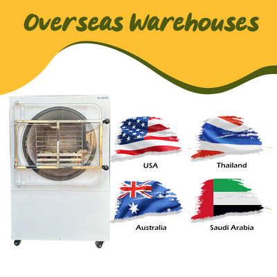 60-70 kg / παρτίδα Τροφίμων Vakuum Commercial Freeze Drying Machine Freeze Dryer Lyophilizer
