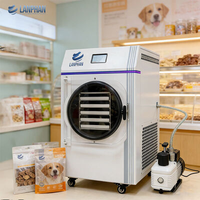 Μηχανή λυοφιλοποίησης τροφίμων κενού οικιακής χρήσης, καταψύκτης λυοφιλοποιητής για 6 Kg